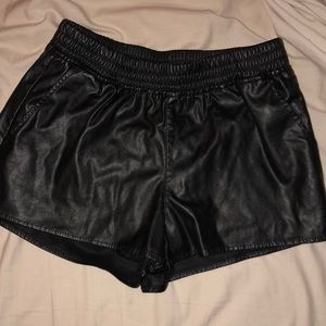 Leather Shorts